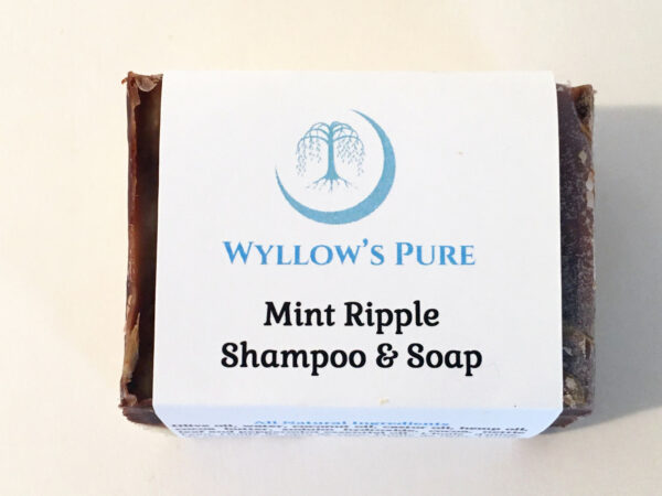Mint ripple soap and shampoo